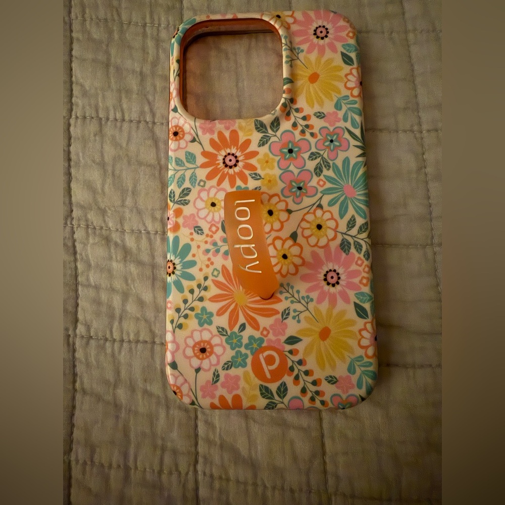 Loopy iPhone 14 Pro (6.1" Screen) - Floral Burst Matte Edition / Righty